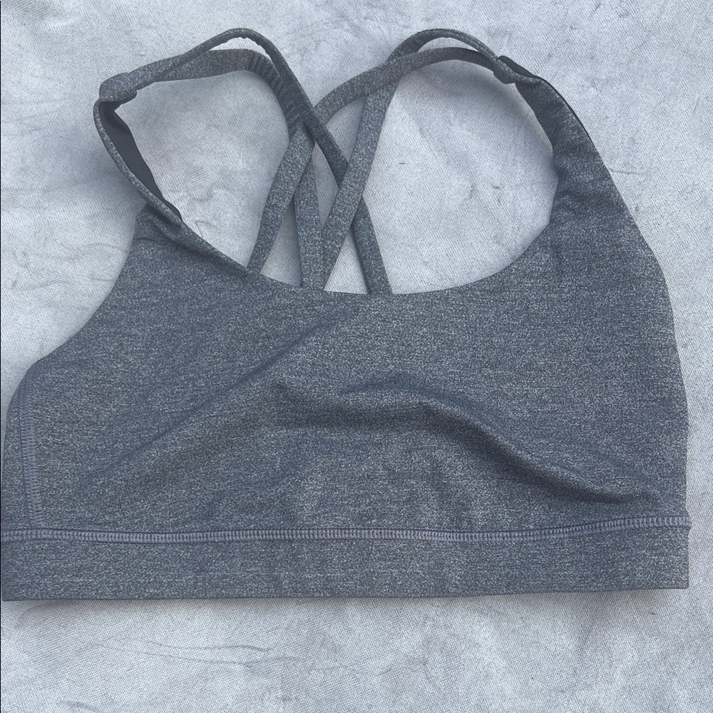 Gray Women's Sports Bra